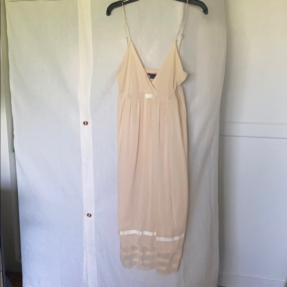 Cream silk Dress by Theory